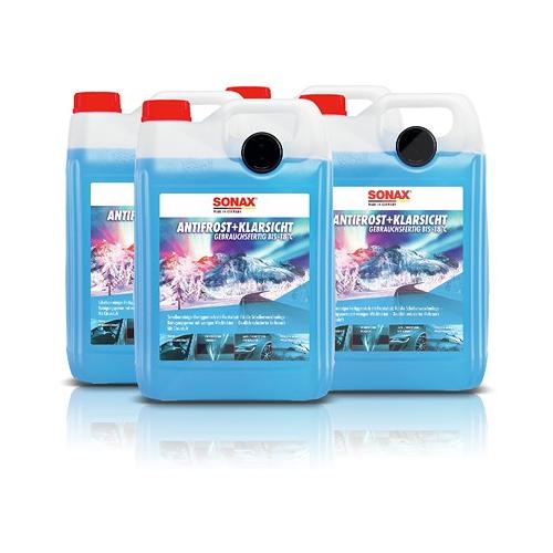 Sonax 4x 5 L Antifrost mit Klarsicht bis -18 °C Citrus Duft [Hersteller-Nr. 01345000]