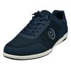 Slip-On Sneaker BUGATTI, Herren, Gr. 42, blau, Textil, casual, Schuhe, Slipper, Business Schuh mit bugatti Logo-Icon