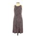 Athleta Casual Dress - A-Line: Burgundy Tweed Dresses - Women's Size 2X-Small