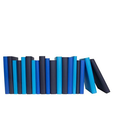 Books Blue Decorative Accessories: Denim Wrapped Color By The Foot