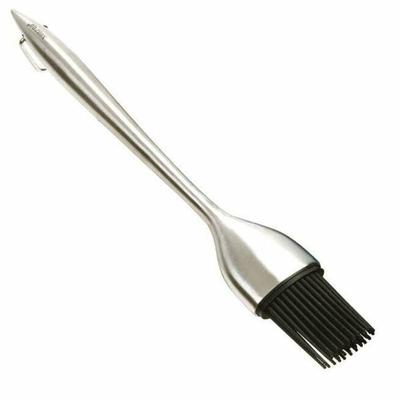 12" Stainless Steel Handle Silicone BBQ Basting Brush