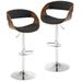 PU Leather Barstools Adjustable Swivel Bar/Counter Stools