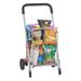 VEVOR Folding Shopping Cart,Collapsible for Luggage