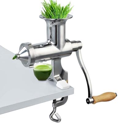 VEVOR Manual Stainless Steel Portable Wheatgrass Juicer with 3 Sievesfor Wheat Grass Fruit Vegetable