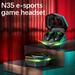 Teissuly N35 Gaming Headset Radio Competition Low Latency Chicken Inear Bluetooth Headset