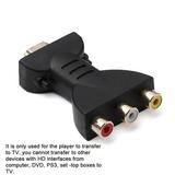 ouytwer HDMI to RCA TV Cable HDMI Male To 3 RCA female av cable Video Audio Component Converter Adapter 1080P Cable For HDTV