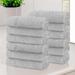 Superior Sierra Rayon From Bamboo Cotton Blend Face Towel Washcloth Set of 12