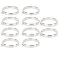 Round Hollow Frame 10PCS Findings Crafting Supplies Blank Round Frame Hollow Charms for Craft Projects Hand Made DIY Jewelry Making Supplies Necklaces Earrings Making Supplies[white]