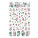 Flower Nail Stickers For Nail Art 3D Flower Nail Decals Self-Adhesive Spring Summer Nail Supplies For Women Rose Lavender Patterns Nail Accessories Nail Stickers