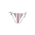 Shade & Shore Swimsuit Bottoms: Purple Stripes Swimwear - Women's Size Large