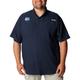 Men's Columbia Navy North Carolina Tar Heels Big & Tall Collegiate Tamiami Button-Down Shirt