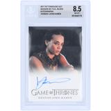 Hannah John-Kamen Game of Thrones Autographed 2017 Rittenhouse #NNO BGS Authenticated 8.5 Card