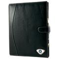 Black Seattle Mariners Leather Journal