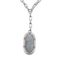 Opal Y-necklace, 'Distance'