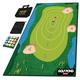 Full Swing Sports - Golf Chip Off Challenge chip and Stick Game - Battle Royale Golf Game with 6'x4' Premium Golf Chipping Mat, 16 Velcro Sticky Balls - Indoor & Outdoor Play – (NO Club Included)