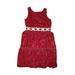 Janie and Jack Special Occasion Dress: Red Print Skirts & Dresses - Kids Girl's Size 12