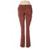 Sonoma Goods for Life Cargo Pants - Mid/Reg Rise Boot Cut Boot Cut: Brown Bottoms - Women's Size 6