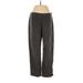 Eileen Fisher Dress Pants - Mid/Reg Rise: Gray Bottoms - Women's Size Small