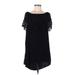 Stone Cold Fox Casual Dress - Mini Boatneck Short sleeves: Black Print Dresses