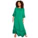 Plus Size Women's Off-The-Shoulder Sundrop Maxi Dress by June+Vie in Tropical Emerald (Size 26/28)