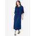 Plus Size Women's 2-Piece Beaded Jacket Dress by Jessica London in Evening Blue (Size 16 W) Suit