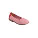 Wide Width Women's The Bethany Flat by Comfortview in White Red (Size 7 W)