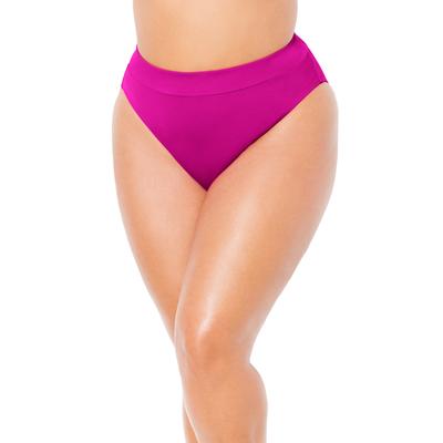 Plus Size Women's High Leg Swim Brief by Swimsuits For All in Fruit Punch (Size 22)