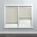 Wide Width Cordless Large Fold Woven Blackout Roman Shade by BrylaneHome in Ivory (Size 35" W 64" L) Window Shade