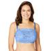 Plus Size Women's Lace Wireless Cami Bra by Comfort Choice in French Blue (Size 52 D)