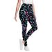 Plus Size Women's Pocket Legging by Woman Within in Multi Graphic Floral (Size 2X)