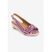 Women's The Zanea Espadrille by Comfortview in Americana Stripe (Size 9 M)