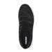 Wide Width Men's Athletic Knit Stretch Sneaker by KingSize in Black Marl (Size 13 W)