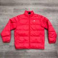 Adidas Jackets & Coats | Adidas Jacket Mens Extra Large Red Goose Feather Down Puffer Full Zip Coat Quilt | Color: Red | Size: Xl