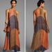 Anthropologie Dresses | Anthropologie Farm Rio Halter Maxi Dress | Color: Green/Orange | Size: Xs