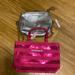 Victoria's Secret Bags | Bundle Of Victoria Secret Purse (Crossbody) And Pink Canvas Makeup Bag; Nwt | Color: Pink/Silver | Size: Os