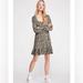 Free People Dresses | Free People Boheme Mini Long Sleeve Dress | Color: Black/White | Size: 2