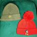 Disney Accessories | Kids Beanie Mickey Mouse/Timberland | Color: Green/Red | Size: Osb