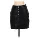 Free People Faux Leather Skirt: Black Bottoms - Women's Size 0