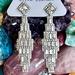 Anthropologie Jewelry | Hp Nwt Anthropologie Deepa Silver Crystal Beaded Chandeliers | Color: Silver | Size: Os