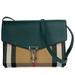 Burberry Bags | Authentic Burberry Macken House Check Derby Leather Crossbody Bag In Green | Color: Green | Size: Os