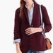 J. Crew Sweaters | J. Crew Maroon 100% Cotton Knit Cardigan Blazer Sweater | Color: Purple/Red | Size: S