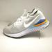 Nike Shoes | Nike Epic React Flyknit 2 Women Size 9 M Bq8927-104 White Hyper Jade Gray | Color: Blue/Gray | Size: 9