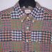 J. Crew Shirts | J. Crew Vintage Mens Multi Color Plaid Patchwork Button Down Shirt Medium | Color: Orange/Red | Size: M