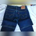 Levi's Jeans | 90’s Levi’s 518 Super Low Stretch Bootcut Dark Wash Jeans. Size 1 Jr M. | Color: Blue | Size: 0