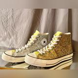 Converse Shoes | Jw Anderson X Converse "Glitter" Collection: Converse Chuck 70 In Glitter | Color: Gold/Silver | Size: 12
