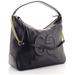 Gucci Bags | Gucci Black Leather Embossed Apollo Logo Hobo Shoulder/Tote Bag/Gold Chain Nwt | Color: Black | Size: Os