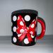 Disney Dining | Disney Minnie Mouse Polka Dot Mug | Color: Black/Red | Size: Os