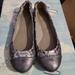 Tory Burch Shoes | New Tory Burch Metallic Silver Roccia Ballet Flats Size 7.5 | Color: Silver | Size: 7.5