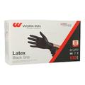 100 WORK-INN/PS Handschuhe, Latex puderfrei Black Grip schwarz Größe S