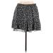 Ann Taylor LOFT Casual Mini Skirt Mini: Black Bottoms - Women's Size X-Large